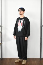 画像7: NOVELTY TEES (ノベルティティーズ) AFTER PARTY TUXEDO PRINT SWEAT [RED/BLACK] (7)