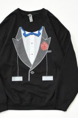 画像1: NOVELTY TEES (ノベルティティーズ) TUXEDO PRINT SWEAT [BLUE/BLACK] (1)