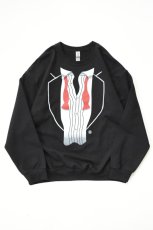 画像2: NOVELTY TEES (ノベルティティーズ) AFTER PARTY TUXEDO PRINT SWEAT [RED/BLACK] (2)