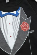 画像11: NOVELTY TEES (ノベルティティーズ) TUXEDO PRINT SWEAT [BLUE/BLACK] (11)