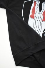 画像15: NOVELTY TEES (ノベルティティーズ) AFTER PARTY TUXEDO PRINT SWEAT [RED/BLACK] (15)