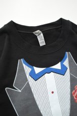 画像12: NOVELTY TEES (ノベルティティーズ) TUXEDO PRINT SWEAT [BLUE/BLACK] (12)