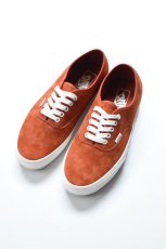 画像1: VANS (ヴァンズ) Authentic Pig Suede [BURNT ORANGE] (1)