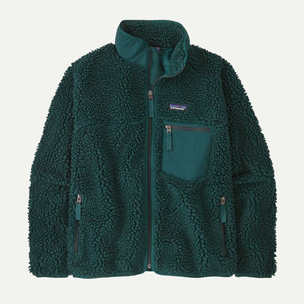 画像1: patagonia (パタゴニア) "オーバーサイズド" ウィメンズ・クラシック・レトロX・ジャケット [CASCADE GREEN] (1)