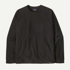 画像1: patagonia (パタゴニア) メンズ・マイクロ D・クルーネック [BLACK] (1)