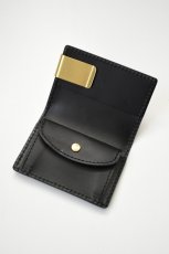 画像3: MASTER & Co. (マスターアンドコー) BUTTERO CARD CASE + MONEY CLIP [BLACK] (3)