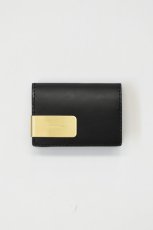 画像1: MASTER & Co. (マスターアンドコー) BUTTERO CARD CASE + MONEY CLIP [BLACK] (1)