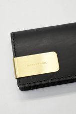 画像2: MASTER & Co. (マスターアンドコー) BUTTERO CARD CASE + MONEY CLIP [BLACK] (2)
