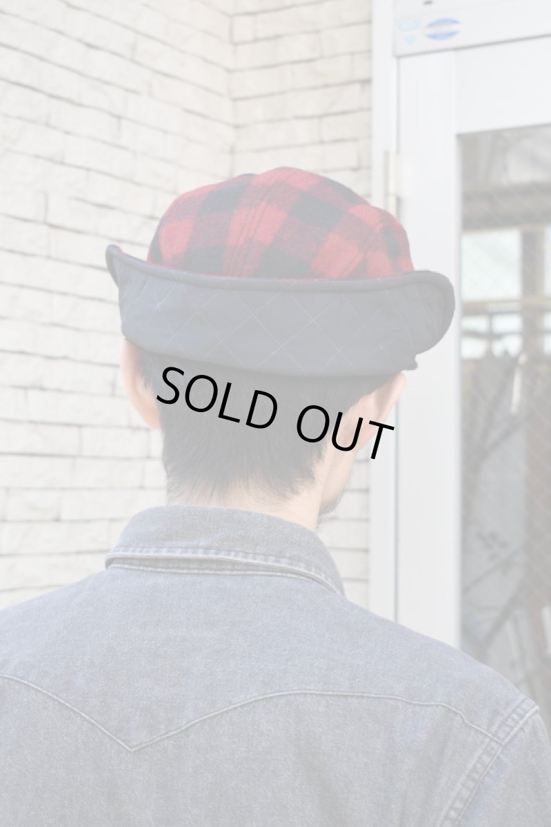 画像10: L.L.Bean (エルエルビーン) Maine Guide Wool Cap with PrimaLoft Plaid [RED/BLACK] (10)