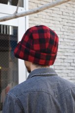 画像12: L.L.Bean (エルエルビーン) Maine Guide Wool Cap with PrimaLoft Plaid [RED/BLACK] (12)
