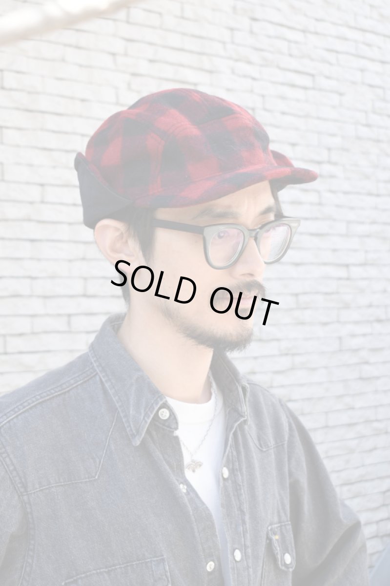 画像7: L.L.Bean (エルエルビーン) Maine Guide Wool Cap with PrimaLoft Plaid [RED/BLACK] (7)