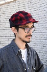 画像7: L.L.Bean (エルエルビーン) Maine Guide Wool Cap with PrimaLoft Plaid [RED/BLACK] (7)