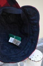 画像5: L.L.Bean (エルエルビーン) Maine Guide Wool Cap with PrimaLoft Plaid [RED/BLACK] (5)