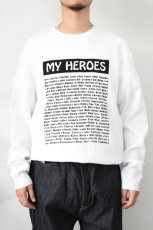 画像3: Behind The River (ビハインドザリバー) USA Thermal L/S MY HEROES [WHITE] (3)
