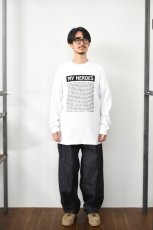 画像11: Behind The River (ビハインドザリバー) USA Thermal L/S MY HEROES [WHITE] (11)