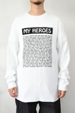 画像10: Behind The River (ビハインドザリバー) USA Thermal L/S MY HEROES [WHITE] (10)