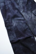 画像15: kontor (コントール) Basket Dyed Corduroy Cargo Pants [NAVY] (15)