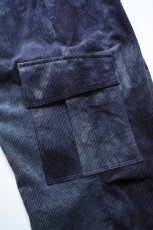 画像17: kontor (コントール) Basket Dyed Corduroy Cargo Pants [NAVY] (17)