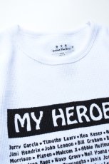 画像14: Behind The River (ビハインドザリバー) USA Thermal L/S MY HEROES [WHITE] (14)