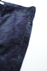 画像14: kontor (コントール) Basket Dyed Corduroy Cargo Pants [NAVY] (14)