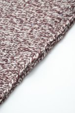 画像18: Caledoor (カレドアー) British Wool Crew Neck Knit Made by Macalastair [DAMSON/NEW NATURAL] (18)