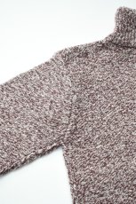 画像18: Caledoor (カレドアー) British Wool Half Zip Knit Made by Macalastair [DAMSON/NEW NATURAL] (18)
