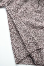 画像14: Caledoor (カレドアー) British Wool Half Zip Knit Made by Macalastair [DAMSON/NEW NATURAL] (14)