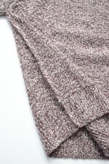 画像13: Caledoor (カレドアー) British Wool Crew Neck Knit Made by Macalastair [DAMSON/NEW NATURAL] (13)