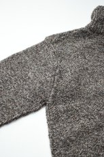 画像18: Caledoor (カレドアー) British Wool Half Zip Knit Made by Macalastair [LIGHT GRAPHITE/GRITSTONE] (18)