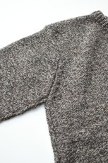 画像11: Caledoor (カレドアー) British Wool Crew Neck Knit Made by Macalastair [LIGHT GRAPHITE/GRITSTONE] (11)