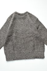 画像15: Caledoor (カレドアー) British Wool Crew Neck Knit Made by Macalastair [LIGHT GRAPHITE/GRITSTONE] (15)