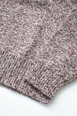 画像14: Caledoor (カレドアー) British Wool Crew Neck Knit Made by Macalastair [DAMSON/NEW NATURAL] (14)