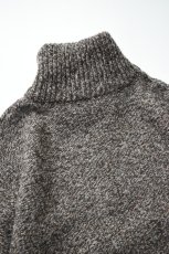 画像17: Caledoor (カレドアー) British Wool Half Zip Knit Made by Macalastair [LIGHT GRAPHITE/GRITSTONE] (17)