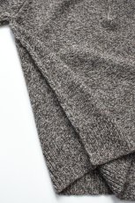 画像14: Caledoor (カレドアー) British Wool Half Zip Knit Made by Macalastair [LIGHT GRAPHITE/GRITSTONE] (14)