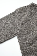 画像17: Caledoor (カレドアー) British Wool Crew Neck Knit Made by Macalastair [LIGHT GRAPHITE/GRITSTONE] (17)