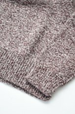 画像15: Caledoor (カレドアー) British Wool Half Zip Knit Made by Macalastair [DAMSON/NEW NATURAL] (15)