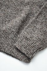 画像14: Caledoor (カレドアー) British Wool Crew Neck Knit Made by Macalastair [LIGHT GRAPHITE/GRITSTONE] (14)