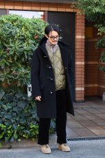 画像8: INVERTERE (インバーティア) NEWTON ABBOT DUFFLE COAT REGULAR FIT [BLACK] (8)