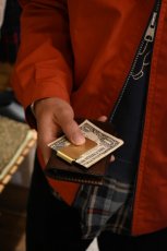 画像14: MASTER & Co. (マスターアンドコー) BUTTERO CARD CASE + MONEY CLIP [BLACK] (14)