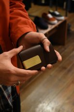 画像12: MASTER & Co. (マスターアンドコー) BUTTERO CARD CASE + MONEY CLIP [CHOCO] (12)