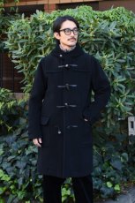 画像3: INVERTERE (インバーティア) NEWTON ABBOT DUFFLE COAT REGULAR FIT [BLACK] (3)