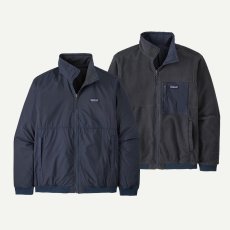 画像1: patagonia (パタゴニア) メンズ・リバーシブル・シェルド・マイクロディニ・ジャケット [NEW NAVY] (1)
