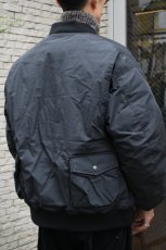 画像12: MODMNT (モドメント) AVIATOR JKT [BLACK] (12)