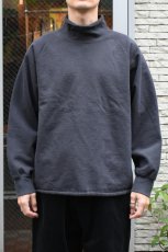 画像3: WALLA WALLA SPORT (ワラワラスポーツ) 13oz ROLL NECK TURTLE [USED BLACK] (3)