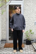 画像6: WALLA WALLA SPORT (ワラワラスポーツ) 13oz ROLL NECK TURTLE [USED BLACK] (6)