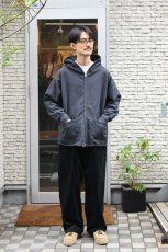 画像6: WALLA WALLA SPORT (ワラワラスポーツ) 13oz FULL ZIP HOODIE [USED BLACK] (6)