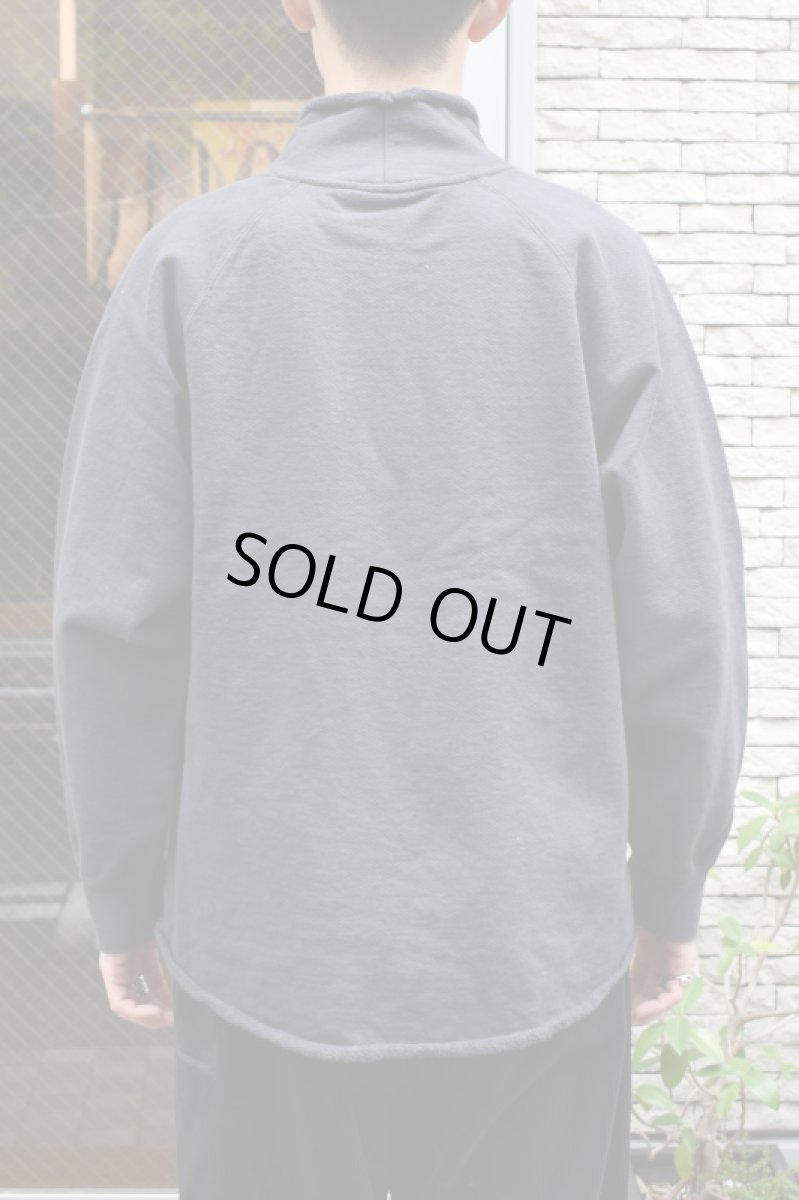 画像5: WALLA WALLA SPORT (ワラワラスポーツ) 13oz ROLL NECK TURTLE [USED BLACK] (5)