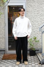 画像6: WALLA WALLA SPORT (ワラワラスポーツ) 13oz ROLL NECK TURTLE [IVORY] (6)