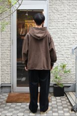 画像8: WALLA WALLA SPORT (ワラワラスポーツ) 13oz FULL ZIP HOODIE [DARK BROWN] (8)