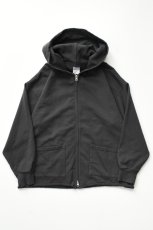 画像2: WALLA WALLA SPORT (ワラワラスポーツ) 13oz FULL ZIP HOODIE [USED BLACK] (2)